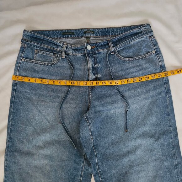 Wild Fable Women's Blue Light Wash Cotton Denim Low Rise Baggy Jean Size 17 - Picture 13 of 16